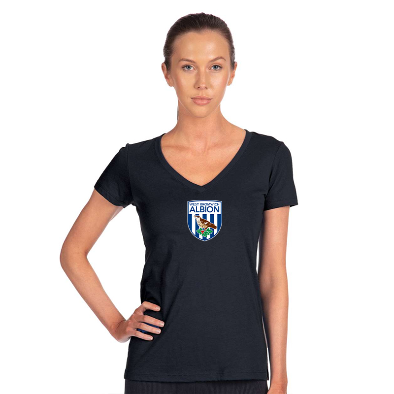 Women's West Bromwich Albion Soccer  Next Level V-Neck T-Shirt